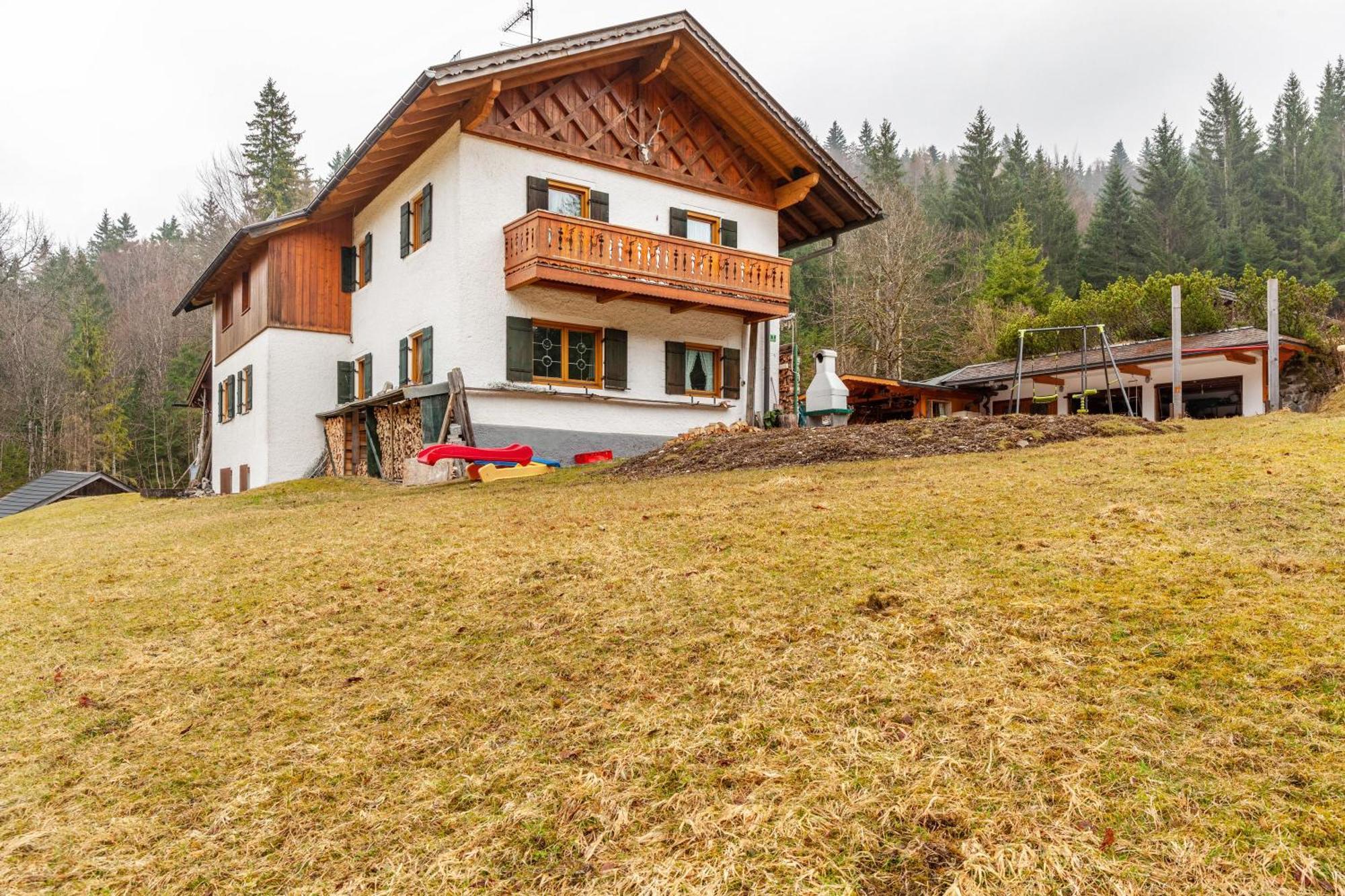 Ferienwohnung Kraus Eibsee غرينو المظهر الخارجي الصورة